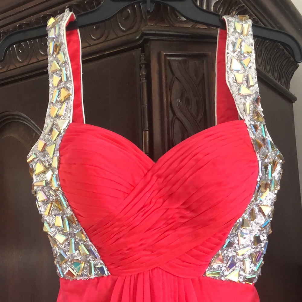 Hot pink prom/formal/homecoming dress - Picture 4 of 6